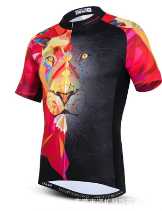 Baju Jersey Cycling Sepeda Import motif TIGER Premium.