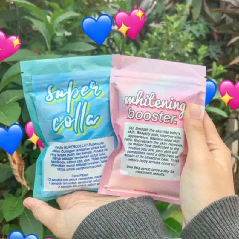 PUTIH ❤️ WHITENING BOOSTER + SUPERCOLLA 50g
