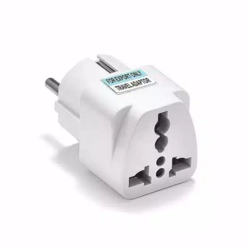 Adapter Converter Steker Over 3 in 1 kaki 3 ke kaki 2 Universal Over Steker Multi EU KR Plug