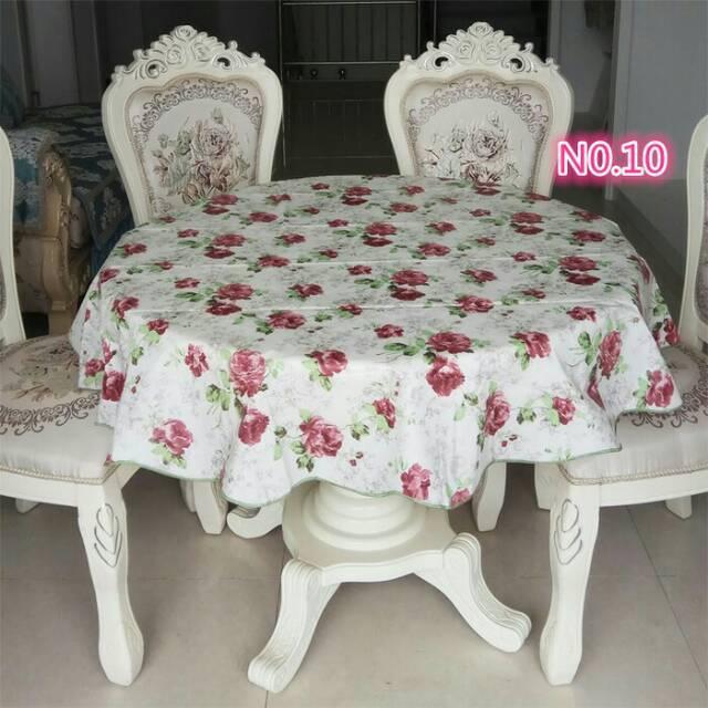 Taplak meja bulat anti air