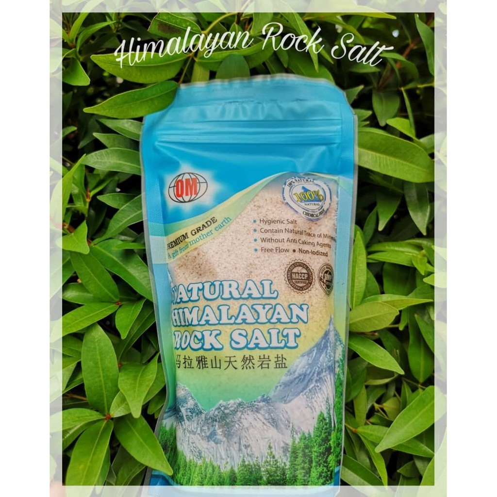 

NATURAL HIMALAYAN SALT (500 GRAM) 100% ASLI