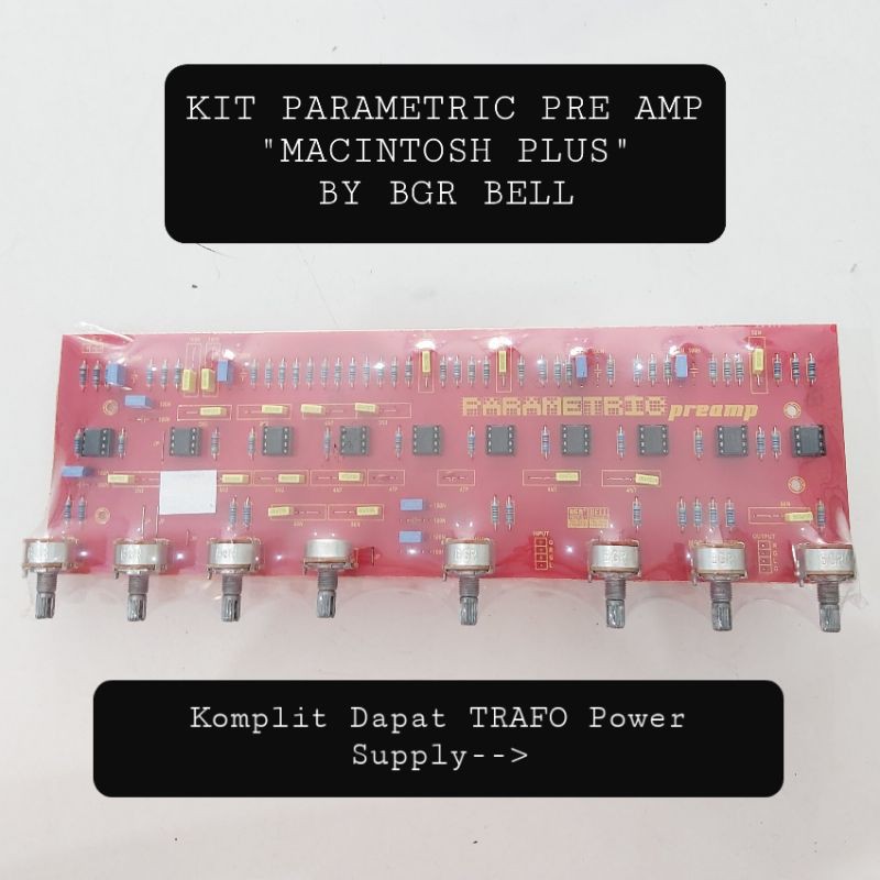 KIT PARAMETRIK PRE AMP MACHINTOS PLUS BGR BELL C40