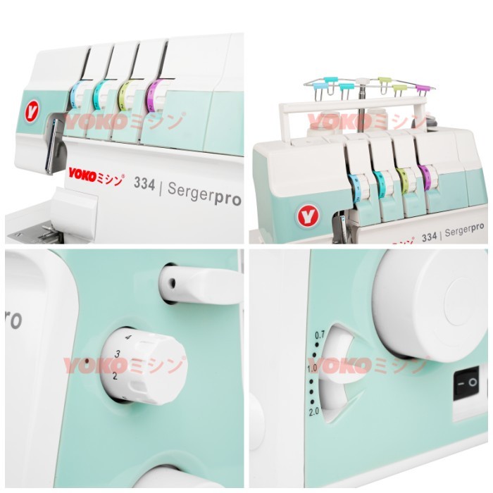 MESIN OBRAS NECI MULTIFUNGSI PORTABLE YOKO YK-334 SERGERPRO