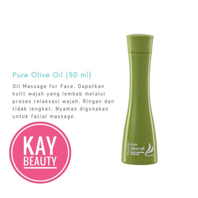 Wardah Pure Olive Oil 50ml Minyak Zaitun Original 100 Cod Bisa Shopee Indonesia