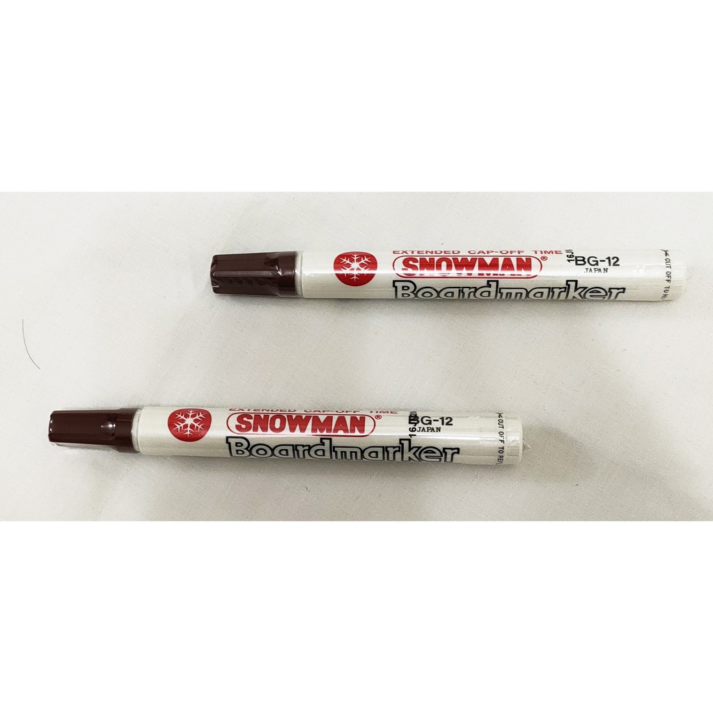 

SPIDOL SNOWMAN WHITE BOARD MARKER BG - 12 WARNA BROWN