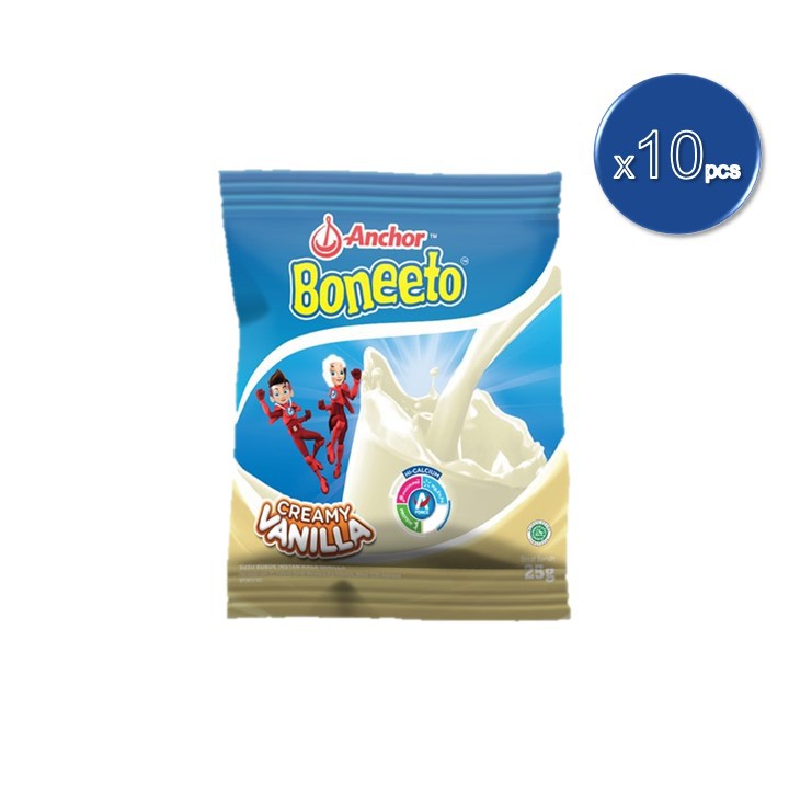 

Anchor Boneeto Sachet Creamy Vanilla 25 gr - 10 pcs