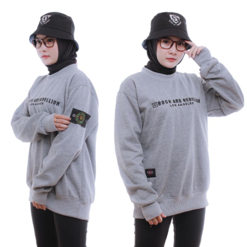 REBEL ID ORIGINAL Sweater Crewneck unisex flecee