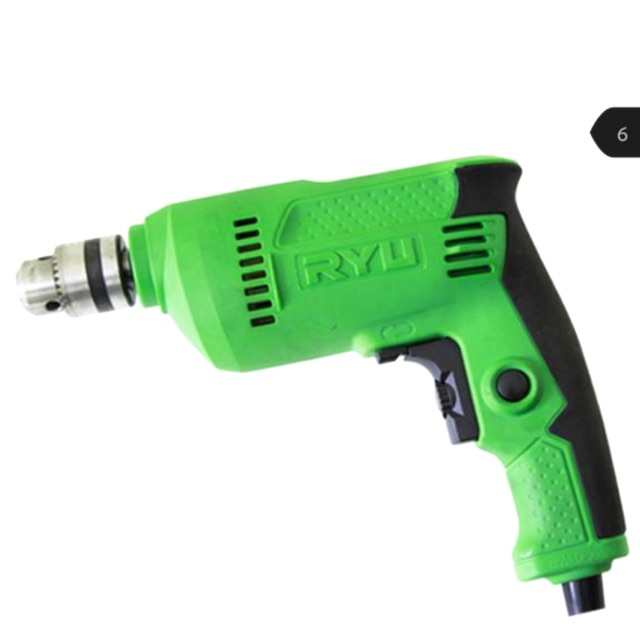 Mesin Bor Tangan RYU RDR 10-3 Hand Drill Tekiro Bor Besi Kayu