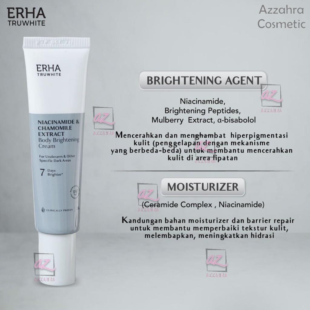 ERHA Truwhite Night Cream | Day Cream | Vit C Serum | Body Brightening | Facial Wash | Pore Toner | Neck Cream | Glow Booster | Eye Serum | Facial Mask