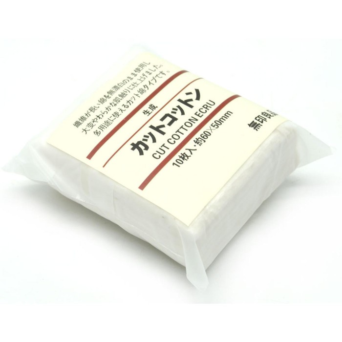 Kapas Vape Muji Organik Authentic Japanese Cotton 10 Lembar -DA36