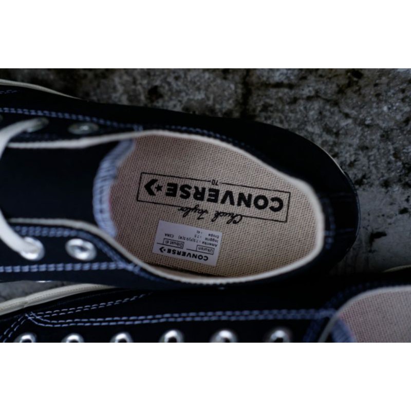 Converse 70s Black White Egret