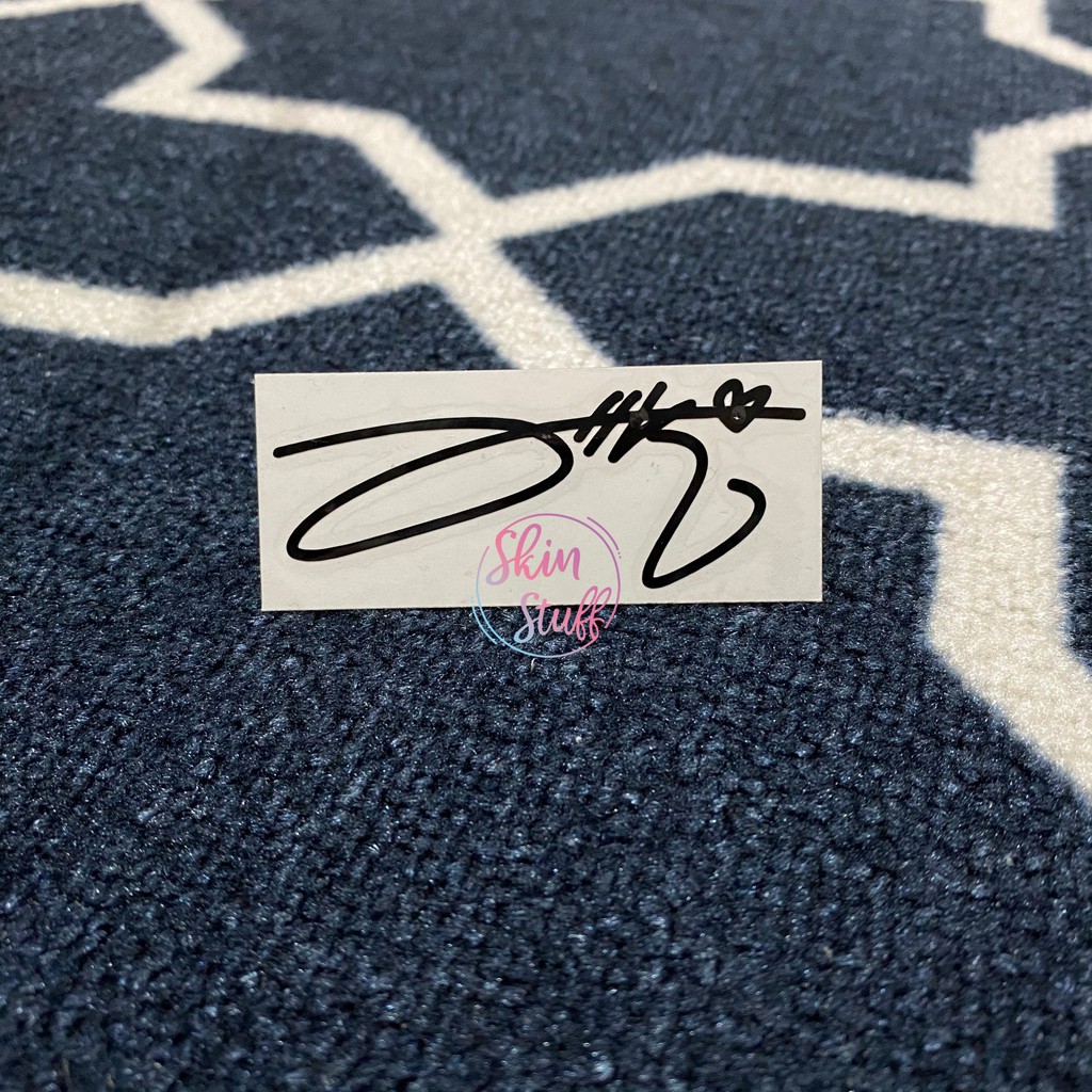 NCT Signature Decal Sticker TTD Jaehyun