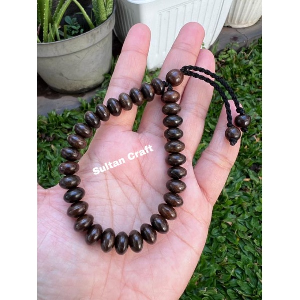 Gelang gaharu gelang kayu gaharu wangi gelang gaharu buaya 6 MM gelang kayu gaharu asli