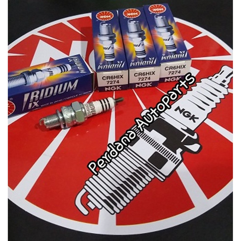 Busi Iridium Yamaha Fino Grande 125 - NGK CR6HIX oke