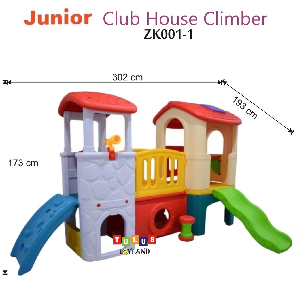 Perosotan Junior Club House Climber Playground Playhouse Slide