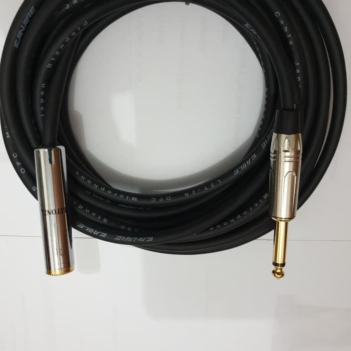 Kabel Audio Canare Jek 6.5mm Akai Male to 6.5mm AkaI Female 5 Meter