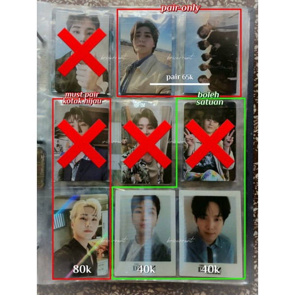 [CHECK DESC] Day6 EOD Young K YoungK PC Photocard The Demon Zombie Midday Pangeran Negentropy Negen 