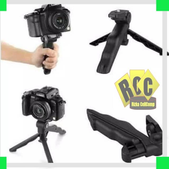 Tripod Tangan Mini Kamera DSLR + Holder Tripod hp U