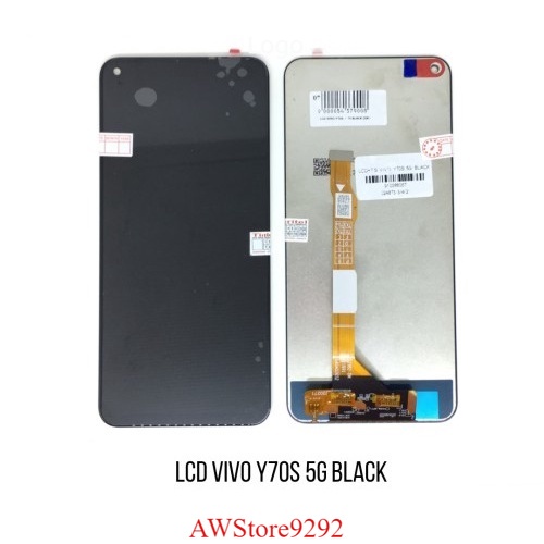 LCD TS Touchscreen Fullset VIVO Y70S 5G BLACK