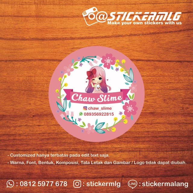 

Sticker Label Produk 015