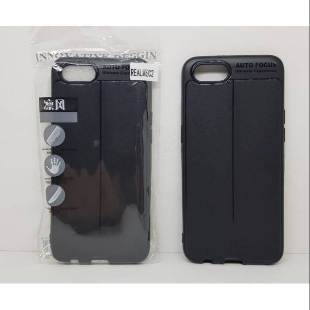 Auto Focus Realme C30 C2 Leather Soft Case Realme C 2 RMX1941 Auto Fokus Motif Kulit Jeruk