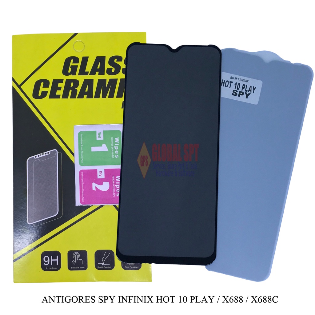 SPY INFINIX HOT 10 PLAY / ANTIGORES / TEMPERED GLASS INFINIX X688 / X688C / HOT 10PLAY