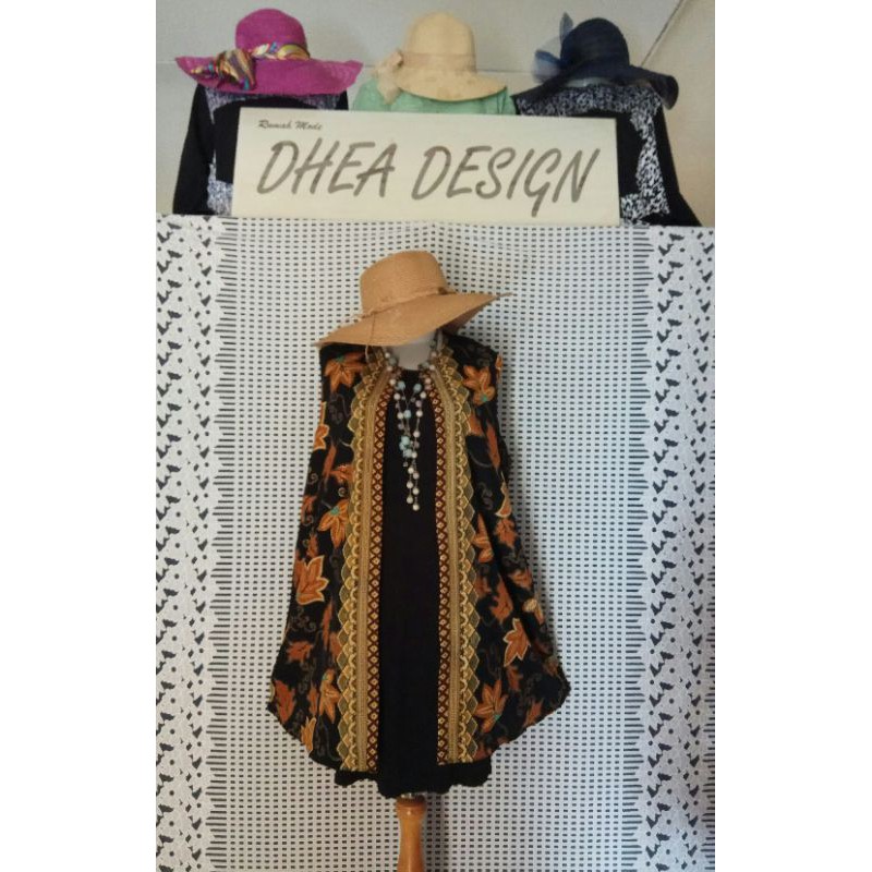 Cardigan/long cardi tanpa lengan/Outer only/ hanya outernya saja