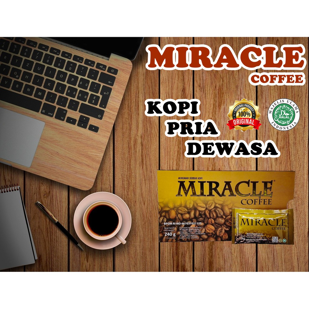 

KOPI MIRACLE . KOPI SOLUSI SUAMI KUAT DAN TAHAN LAMA DI RANJANG BARENG ISTRI . ISI 12 SACHET