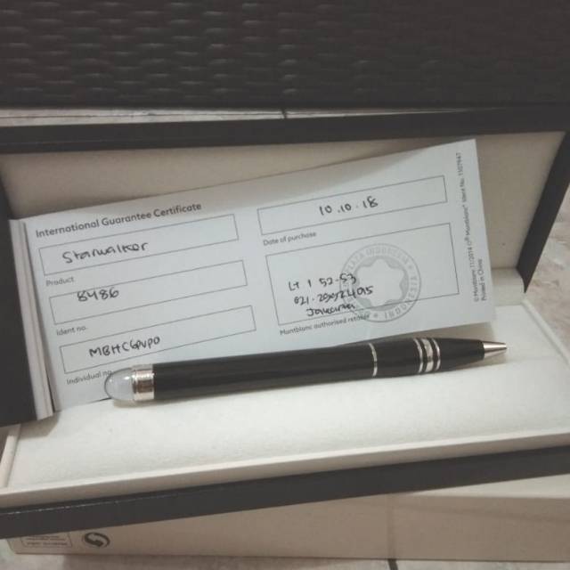 

Montblanc ballpoint resin black original