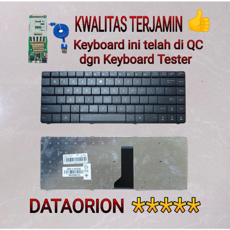 Keyboard Laptop Asus A42 A42J X44 X44H X44C X43 X43S X44A X45 K42 K42D K42F K42J U30 U31 tanpa baut