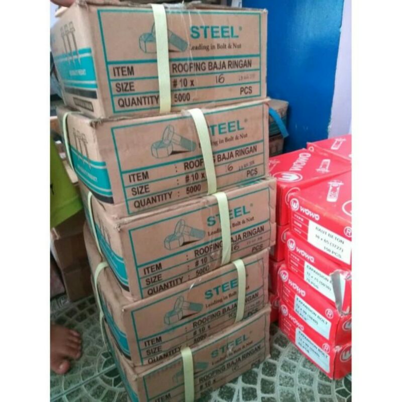 SEKRUP BAJA RINGAN 10X19.BAUT BAJA RINGAN 10X19.SEKRUP 10X19