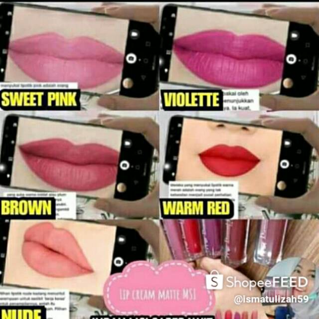 Lip cream matte MSI