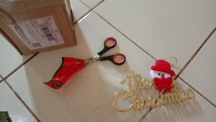 Dekorasi Pohon Natal Merry Christmas Santa Murah 2583