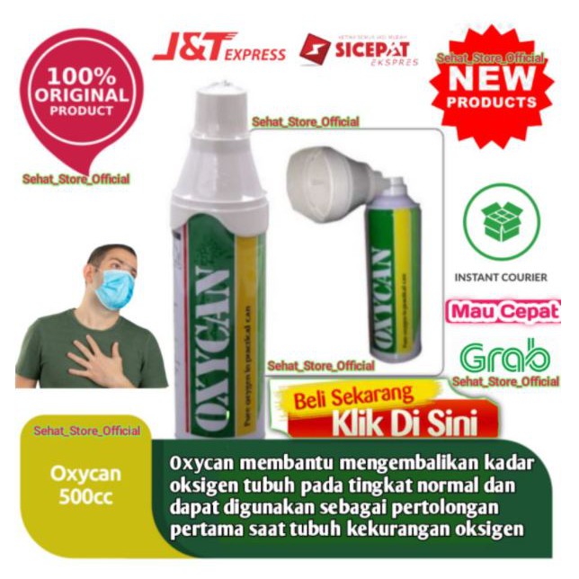 oxycan 500 ml  ronsum 1000 ml botol potabel alat bantu pernapasan