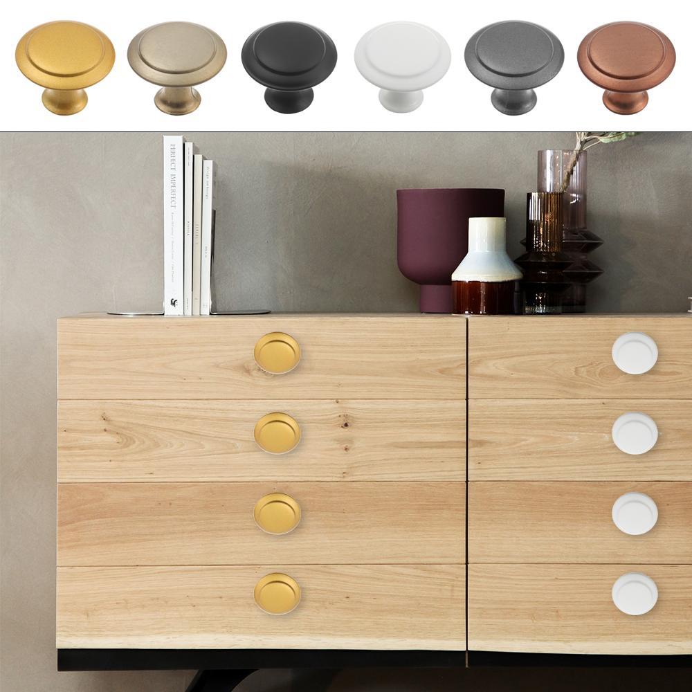 Nanas 2pcs/lot Tarikan Lemari Dapur Dresser Bentuk Bulat Pegangan Pintu Lemari