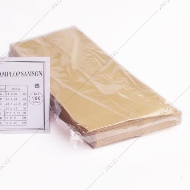 

☺ Amplop Coklat / Samson Guanaco B (Super Kabinet) isi 100 Buah ➥