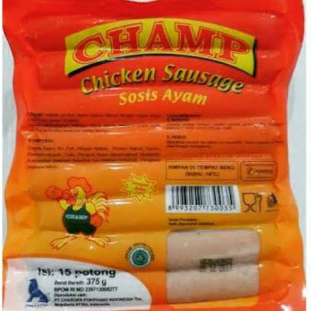 

champ sosis ayam 375 gr isi 15