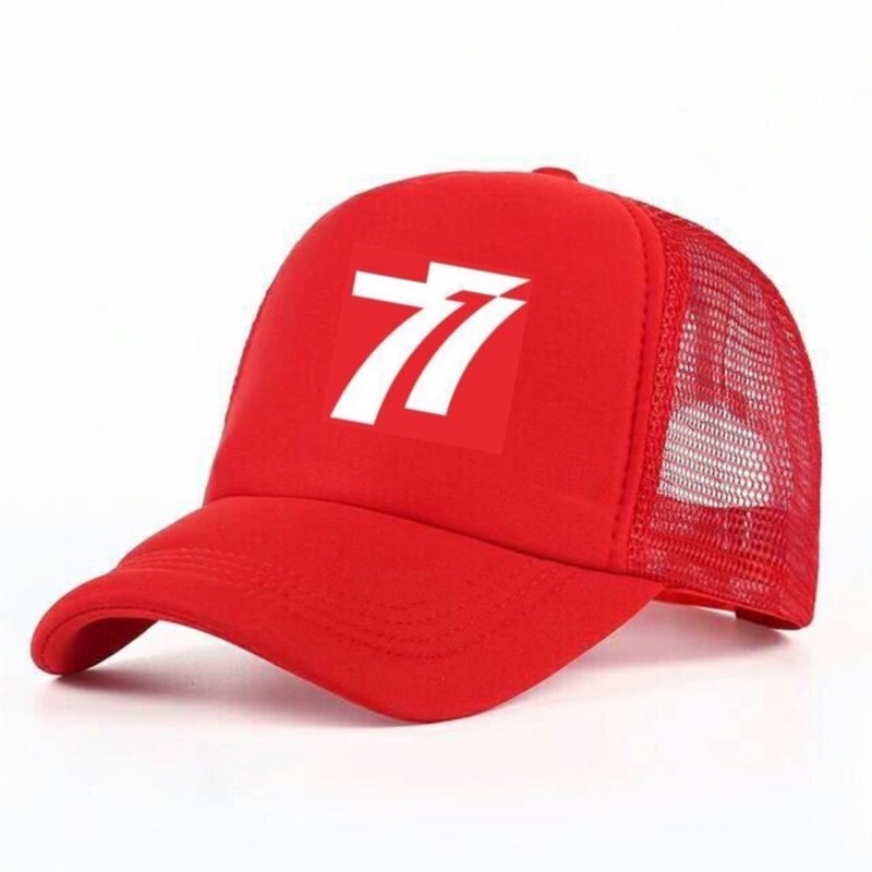 Topi Trucker HUT RI 77 Thn Kemerdekaan INDONESIA LOGO SAJA