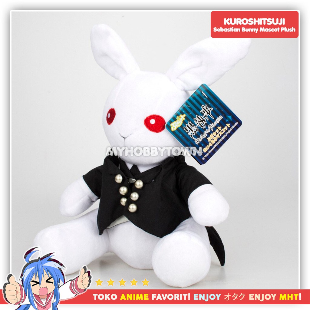 Boneka Anime Kuroshitsuji Black Butler - Sebastian Bunny Mascot