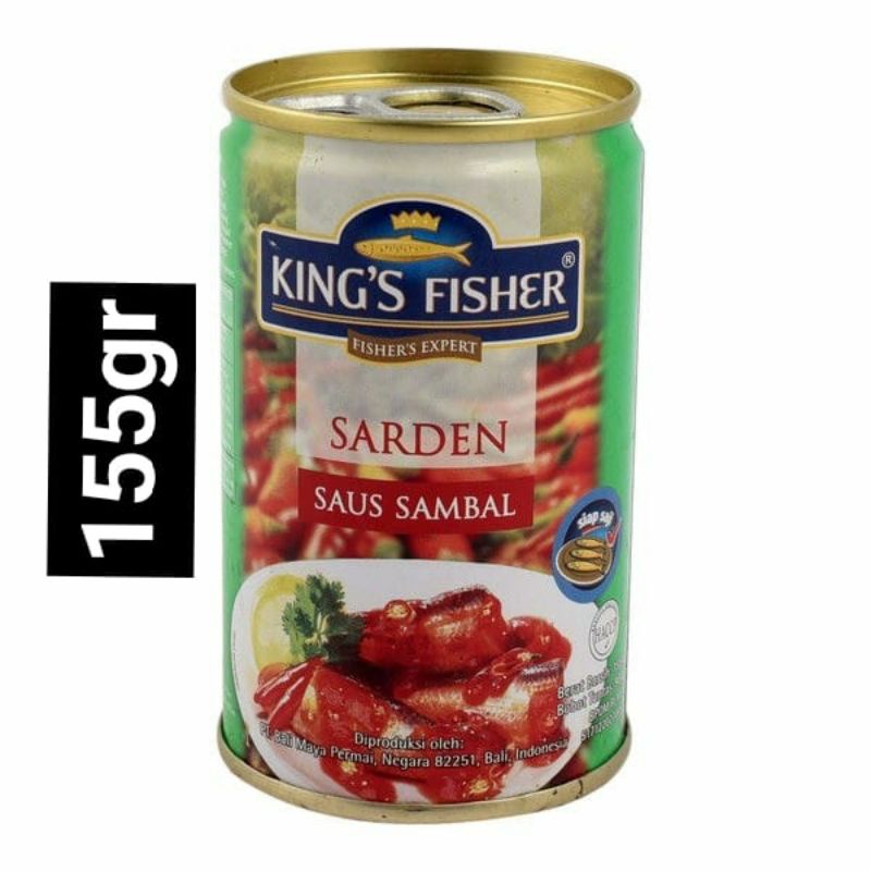 King's fisher sarden 155gr / makerel 155gr / ikan sarden