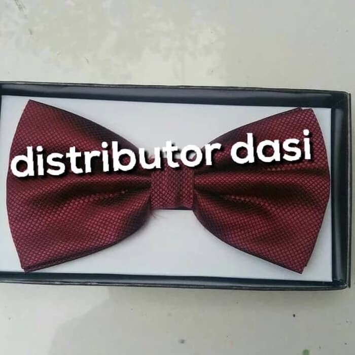 dasi kupu kupu motif bintik lux merah hati dewasa distributor dasi