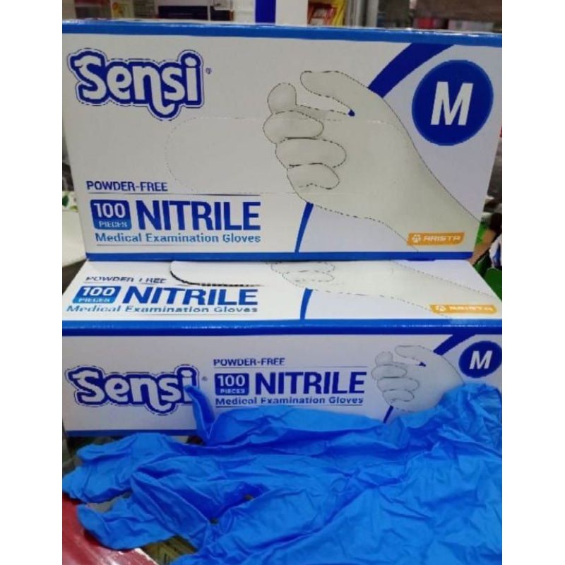 sensi nitrile isi 100 disposible glove