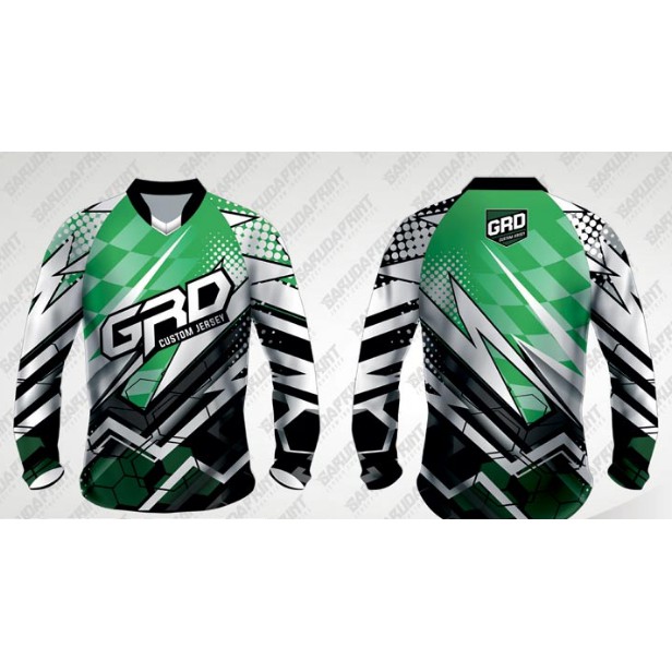 Jersey Sepeda Gowes Custom Desain Logo Nama Jsg010 Shopee Indonesia