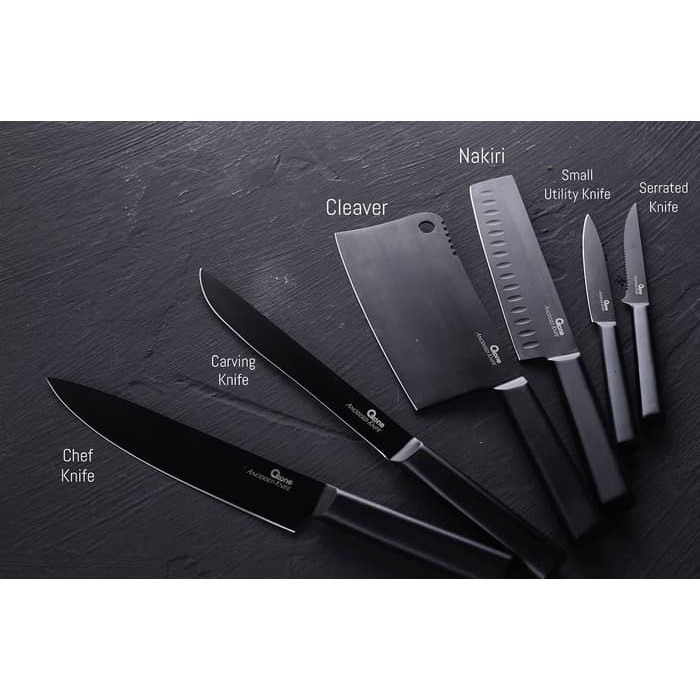 Pisau Dapur Oxone OX-61F SERRATED Knife 4.5&quot; High Quality