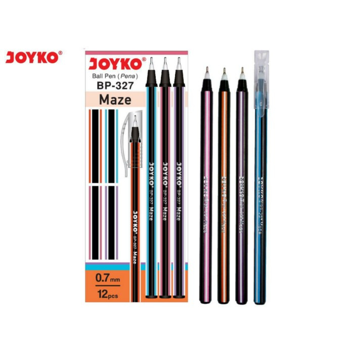 

TERBARU Pulpen Joyko GP-327 MAZE 0.7mm Murah per Lusin
