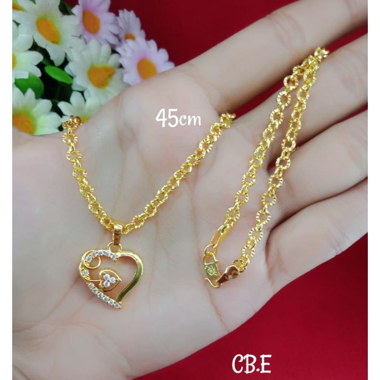 Kalung liontin emas muda kadar 35%