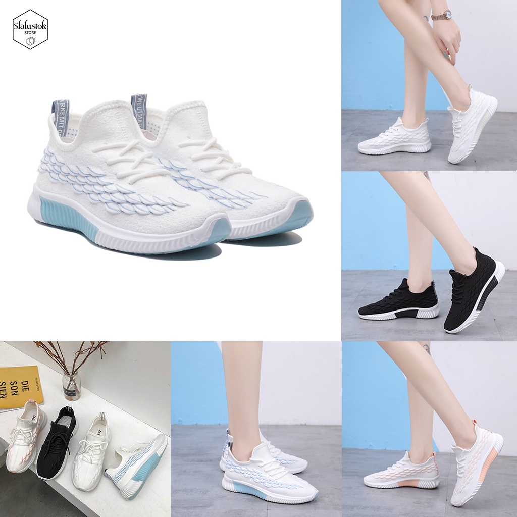 Sepatu Sneaker Wanita Import - Sneaker Wanita XScale-77 Running Shoes - Sepatu Olaharaga Cewe Santai-4