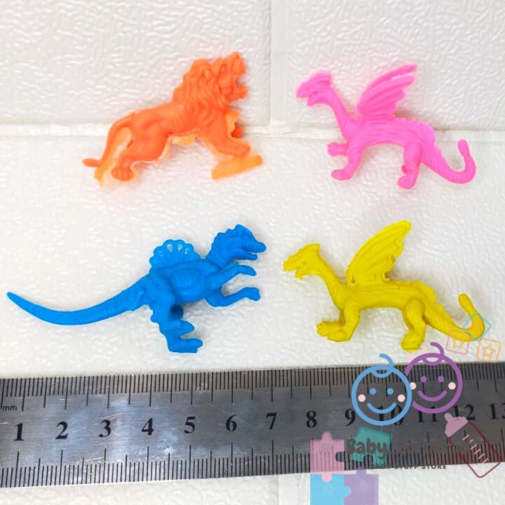 Mainan Replika Dinosaurus Murah | Mainan hewan kecil plastik animal figure, wild animal, sea animal,dinosaurus | cocok buat rendeman bola dan sensori