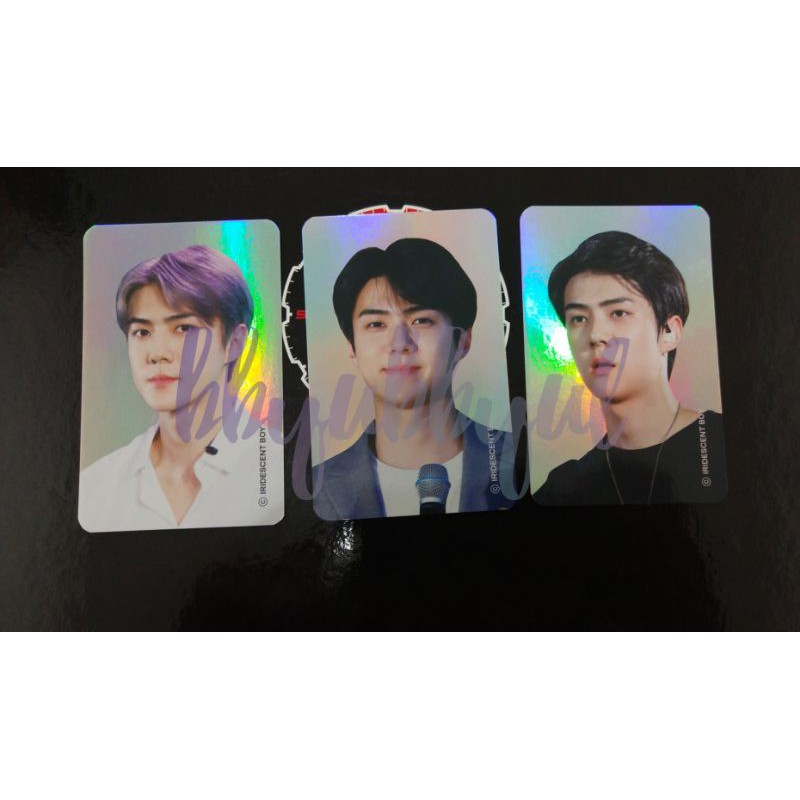 (IB / IRIDESCENT BOY) EXO Sehun SG 2020 Hologram Photocard
