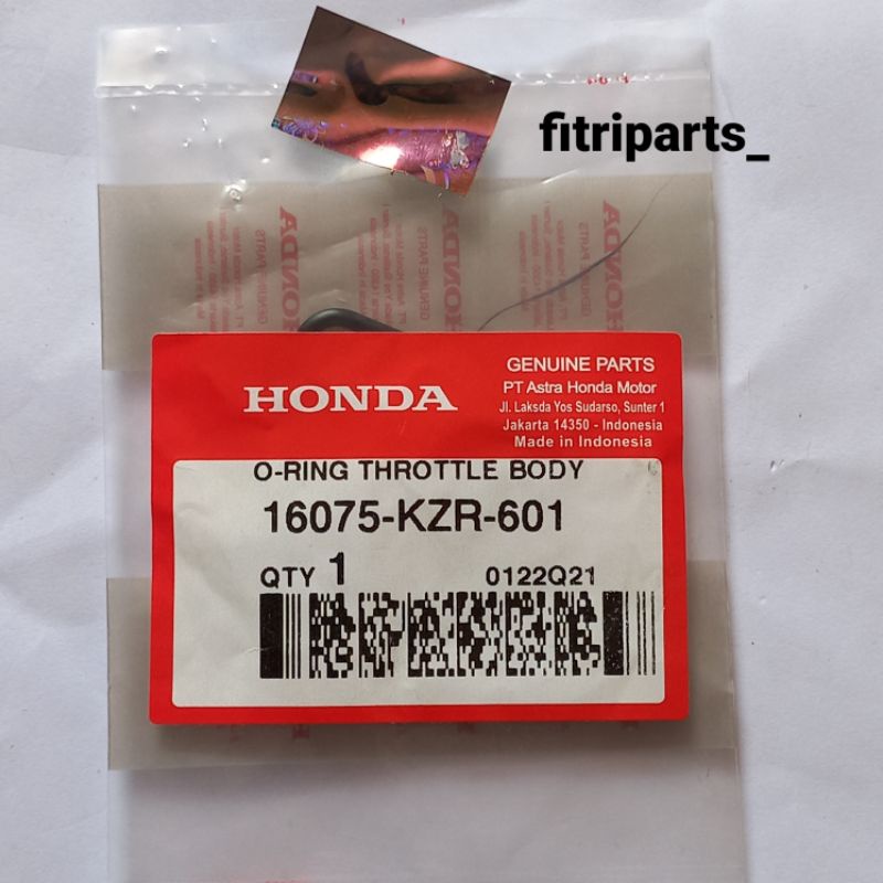 oring throttle body vario 125 fi 16075-KZR-601 original